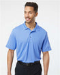Paragon Men's Saratoga Performance Mini Mesh Polo - Paragon 100 Bimini Blue S