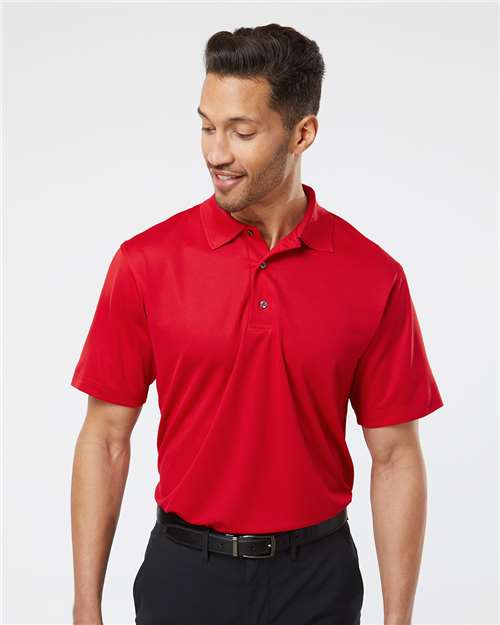 Paragon Men's Saratoga Performance Mini Mesh Polo - Red - Paragon 100 Red S