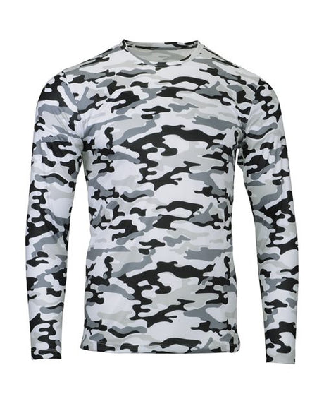 Paragon Men's Woodland Performance Long Sleeve T-Shirt - Paragon 238 Arctic Camo XS Long Sleeve T-Shirts