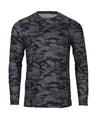 Paragon Men's Woodland Performance Long Sleeve T-Shirt - Paragon 238 Smoke Camo XS Long Sleeve T-Shirts