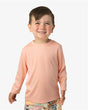 Paragon Toddler Long Islander Performance Long Sleeve T-Shirt - Paragon 218T Aqua Blue 2T Long Sleeve T-Shirts