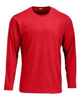 Paragon Unisex Aruba Extreme Performance Long Sleeve T-Shirt - Paragon 222 Red XS Long Sleeve T-Shirts