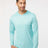 Paragon Unisex Bahama Performance Hooded Long Sleeve T-Shirt - Paragon 220 Aqua Blue XS Long Sleeve T-Shirts