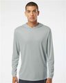 Paragon Unisex Bahama Performance Hooded Long Sleeve T-Shirt - Paragon 220 Medium Grey XS Long Sleeve T-Shirts
