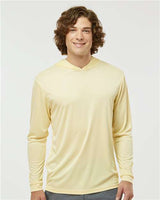 Paragon Unisex Bahama Performance Hooded Long Sleeve T-Shirt - Paragon 220 Pale Yellow XS Long Sleeve T-Shirts