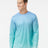 Paragon Unisex Barbados Performance Pin Dot Long Sleeve T-Shirt - Paragon 225 Blue Mist/ Light Teal XS Long Sleeve T-Shirts