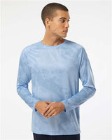 Paragon Unisex Cabo Camo Performance Long Sleeve T-Shirt - Paragon 228 Blue Mist XS Long Sleeve T-Shirts
