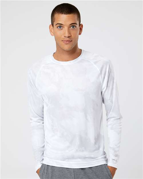 Paragon Unisex Cabo Camo Performance Long Sleeve T-Shirt - Paragon 228 White XS Long Sleeve T-Shirts
