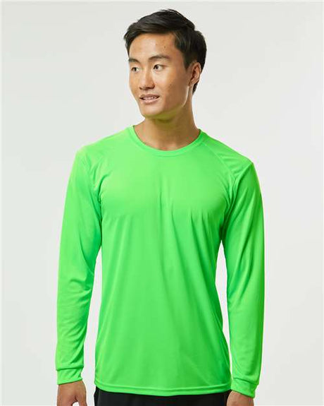 Paragon Unisex Long Islander Performance Long Sleeve T-Shirt - Paragon 210 Neon Lime XS Long Sleeve T-Shirts