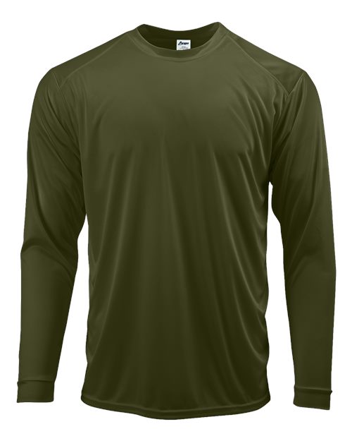 Paragon Unisex Long Islander Performance Long Sleeve T-Shirt - Paragon 210 Olive Green XS Long Sleeve T-Shirts
