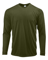 Paragon Unisex Long Islander Performance Long Sleeve T-Shirt - Paragon 210 Olive Green XS Long Sleeve T-Shirts