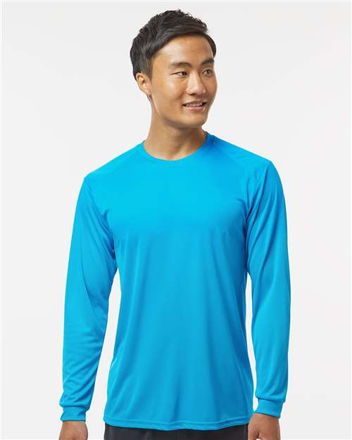 Paragon Unisex Long Islander Performance Long Sleeve T-Shirt - Paragon 210 Turquoise XS Long Sleeve T-Shirts