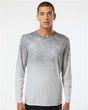 Paragon Unisex Montauk Oceanic Fade Performance Long Sleeve T-Shirt - Paragon 229 Aluminum Fade XS Long Sleeve T-Shirts