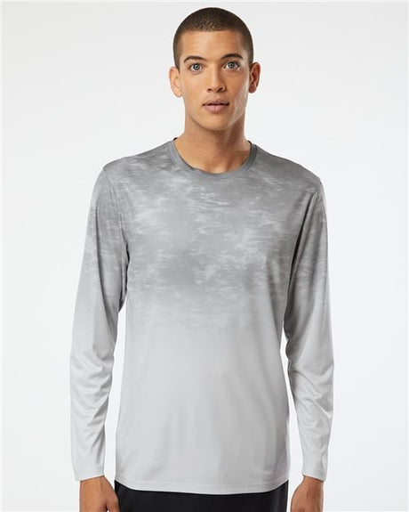 Paragon Unisex Montauk Oceanic Fade Performance Long Sleeve T-Shirt - Paragon 229 Aluminum Fade XS Long Sleeve T-Shirts