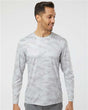 Paragon Unisex Pompano Performance Camo Long Sleeve T-Shirt - Paragon 217 Aluminum XS Long Sleeve T-Shirts