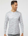 Paragon Unisex Pompano Performance Camo Long Sleeve T-Shirt - Paragon 217 Aluminum XS Long Sleeve T-Shirts