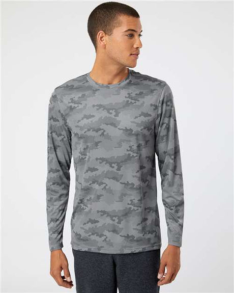 Paragon Unisex Pompano Performance Camo Long Sleeve T-Shirt - Paragon 217 Medium Grey XS Long Sleeve T-Shirts