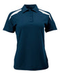 Paragon Women's Contrast Insert Mesh Polo - Paragon 106 Navy/ White XS
