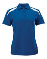 Paragon Women's Contrast Insert Mesh Polo - Paragon 106 Royal/ White XS