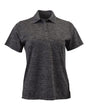 Paragon Women's Dakota Striated Heather Polo - Paragon 131 Black Heather XS