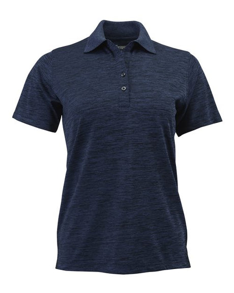 Paragon Women's Dakota Striated Heather Polo - Paragon 131 Deep Blue Heather XS