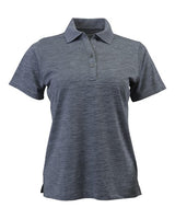 Paragon Women's Dakota Striated Heather Polo - Paragon 131 Steel Grey Heather XS