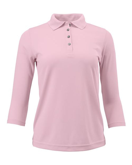 Paragon Women's Lady Palm Three - Quarter Sleeve Polo - Paragon 120 Charity Pink XS