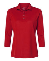 Paragon Women's Lady Palm Three - Quarter Sleeve Polo - Paragon 120 Red XS