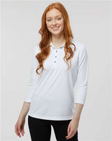 Paragon Women's Lady Palm Three - Quarter Sleeve Polo - Paragon 120 White XS