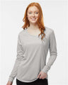 Paragon Women's Long Islander Performance Long Sleeve T-Shirt - Paragon 214 Aluminum XS Long Sleeve T-Shirts