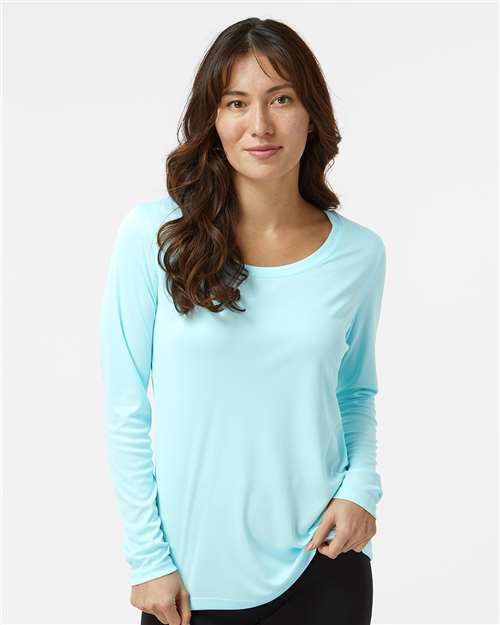 Paragon Women's Long Islander Performance Long Sleeve T-Shirt - Paragon 214 Aqua Blue XS Long Sleeve T-Shirts