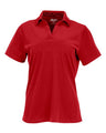 Paragon Women's Memphis Sueded Polo - Paragon 151 Red XS