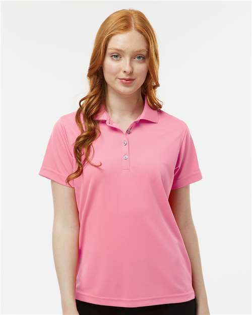 Paragon Women's Saratoga Performance Mini Mesh Polo - Paragon 104 Charity Pink XS