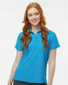 Paragon Women's Saratoga Performance Mini Mesh Polo - Paragon 104 Turquoise XS