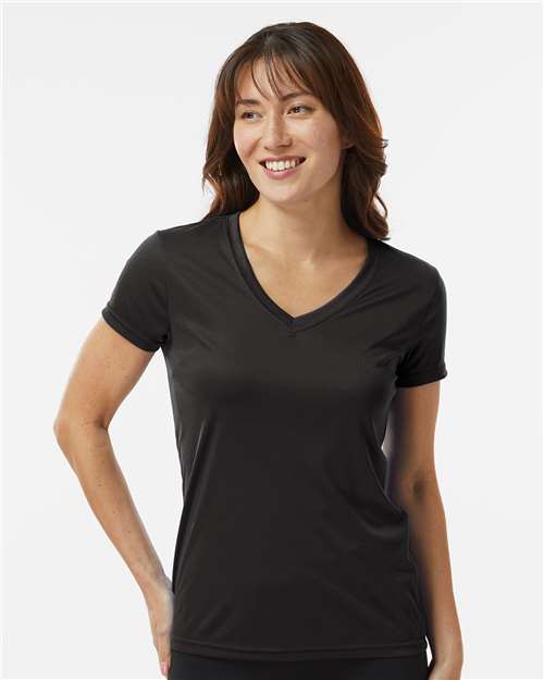 Paragon Women's Vera V - Neck T-Shirt - Paragon 203 Black XS Short Sleeve T-Shirts