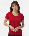 Paragon Women's Vera V - Neck T-Shirt - Paragon 203 Red XS Short Sleeve T-Shirts