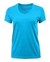 Paragon Women's Vera V - Neck T-Shirt - Paragon 203 Turquoise XS Short Sleeve T-Shirts