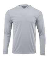 Paragon Youth Bahama Performance Hooded Long Sleeve T-Shirt - Paragon 221Y Aluminum S Long Sleeve T-Shirts