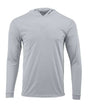 Paragon Youth Bahama Performance Hooded Long Sleeve T-Shirt - Paragon 221Y Aluminum S Long Sleeve T-Shirts