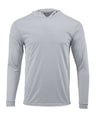Paragon Youth Bahama Performance Hooded Long Sleeve T-Shirt - Paragon 221Y Aluminum S Long Sleeve T-Shirts