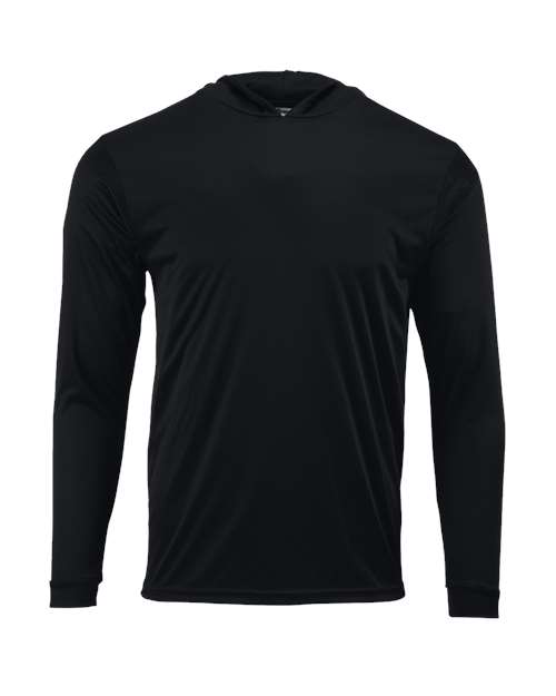 Paragon Youth Bahama Performance Hooded Long Sleeve T-Shirt - Paragon 221Y Black S Long Sleeve T-Shirts