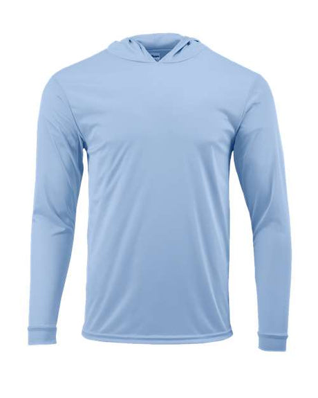 Paragon Youth Bahama Performance Hooded Long Sleeve T-Shirt - Paragon 221Y Blue Mist S Long Sleeve T-Shirts