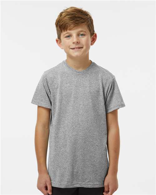 Paragon Youth Islander Performance T-Shirt - Paragon 208Y Heather Grey S Short Sleeve T-Shirts