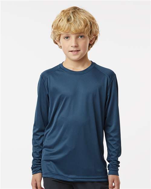 Paragon Youth Long Islander Performance Long Sleeve T-Shirt - Paragon 218Y Navy S Long Sleeve T-Shirts