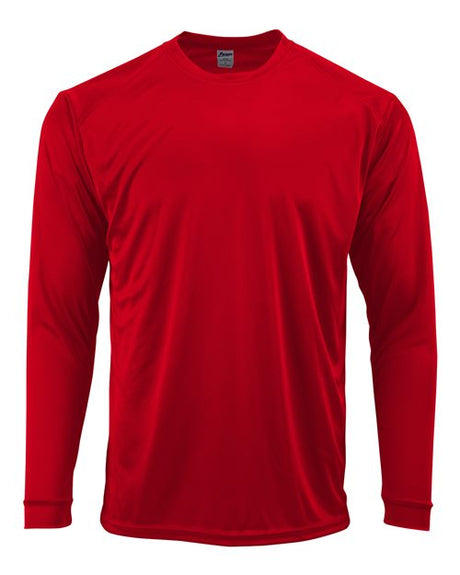 Paragon Youth Long Islander Performance Long Sleeve T-Shirt - Paragon 218Y Red S Long Sleeve T-Shirts
