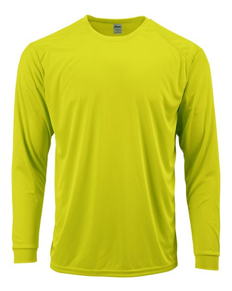Paragon Youth Long Islander Performance Long Sleeve T-Shirt - Paragon 218Y Safety Green S Long Sleeve T-Shirts