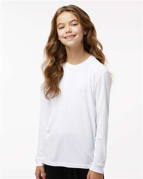 Paragon Youth Long Islander Performance Long Sleeve T-Shirt - Paragon 218Y White S Long Sleeve T-Shirts