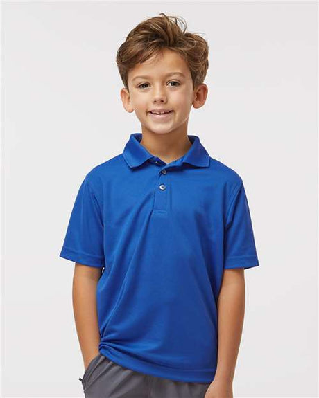 Paragon Youth Saratoga Performance Mini Mesh Polo - Paragon 108Y Royal XS