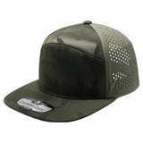Pit Bull - PB260 - Shiny Camo Camper Perforated Hat | 7-Panel Perforated Camo Caps