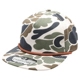 Pit Bull - PB312 - Old School 5-Panel Camo Unstructured Rope Hat | Wholesale Blank Camo Caps